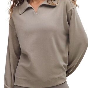 lululemon athletica Taupe Long Sleeve Top